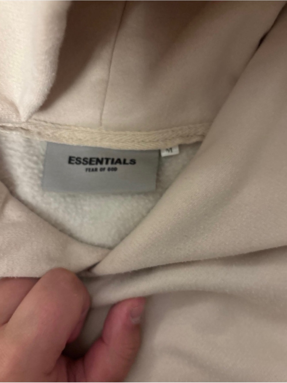 ESSENTIALS Fear of God Tan Pullover Hoodie - Picture 3 of 3